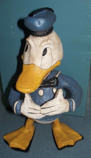 Donald Duck Poliwoggs Sculpture Limited Edition Artist Signed 063/1928 C.  O.  A.
