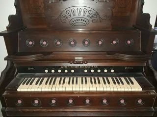 Antique Weaver Organ And Piano Co.  Pump Organ Circa 1890 W/stool