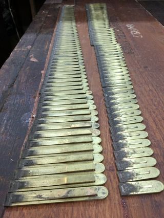 122 Pump Organ Brass Reeds Miller Organ Company.  Number 50525 Complete Set