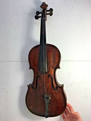 Antonius Stradivarius Model Violin Made In Czecho Slovakia No.  105 12