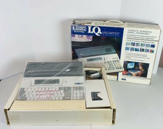 Vintage Vtech Smart Play Iq Unlimited Computer Console Nos