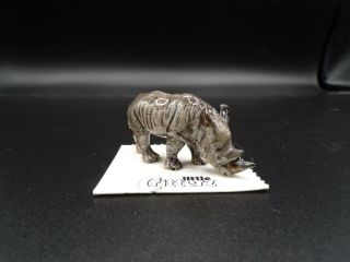 Little Critterz White Rhino " Zulu " Porcelain Figurine Lc430