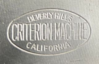 Vintage Criterion Machine Lathe Milling Tool Adjustable Boring Head 2