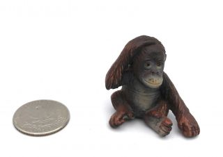 Schleich Adult Baby Orangutan Figure 14307 Retired 2002