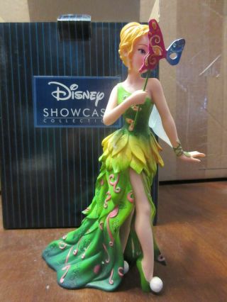 Disney Showcase Tinker Bell Masquerade Couture De Force Figurine By Enesco
