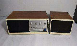 Vintage Rca Mark 8 Eight Stereo Yvd 997w 8 Track Tape Player - Walnut - Speaker