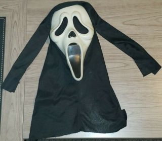 Vintage Scream Ghostface Halloween Mask Easter Unlimited Fun World S9206