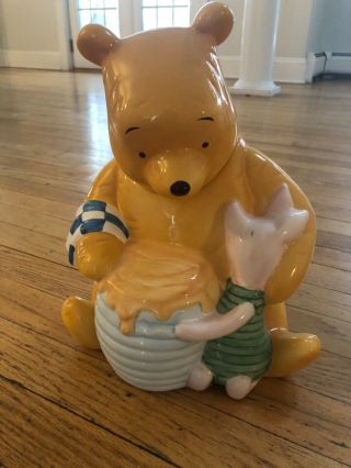 Disney Treasure Craft Winnie The Pooh And Piglet Cookie Jar
