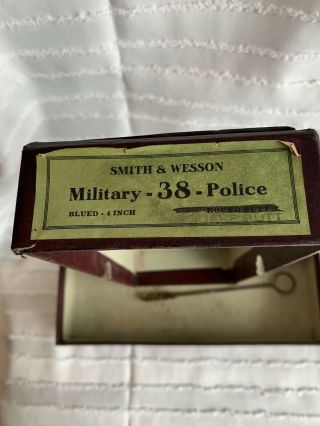 Vintage Smith & Wesson Box For Mp38