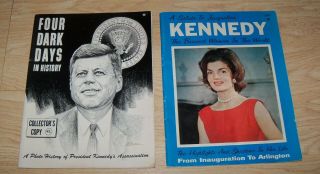 Four Dark Days History Jfk Assassination Jacqueline Kennedy 2 Books Prayer Card