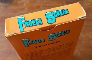 Frozen Scream VHS VEC Vintage horror Canada 1975 Box 3