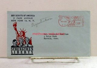 Boy Scouts Of America/bsa Envelope 2 Park Ave,  York 16,  Ny 1951 Vignette