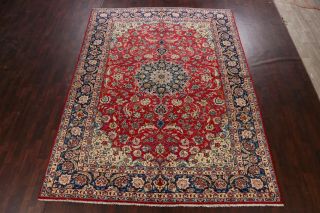Vintage Floral Najafabad Hand - knotted Traditional Oriental Wool Area Rug 9x12 ft 2