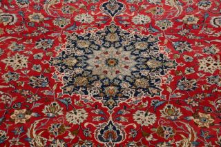 Vintage Floral Najafabad Hand - knotted Traditional Oriental Wool Area Rug 9x12 ft 4