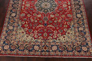Vintage Floral Najafabad Hand - knotted Traditional Oriental Wool Area Rug 9x12 ft 5