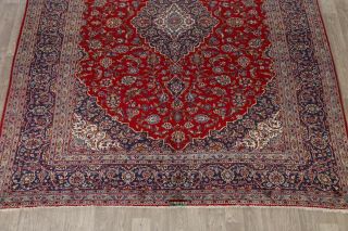 10x12 Vintage Traditional Floral Oriental Hand - Knotted Wool Area Rug RED Carpet 5