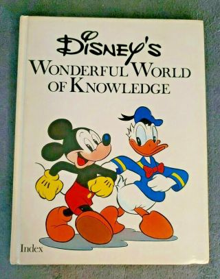 Vintage 1973 Disney Wonderful World Of Knowledge 1 - 22 Volume,  plus year books 2