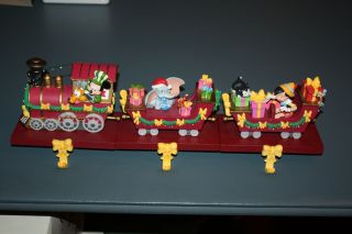 Disney Christmas Train Stocking Holder Mickey,  Dumbo,  Pluto