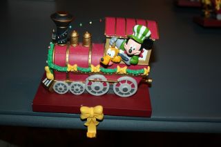 Disney Christmas Train Stocking Holder Mickey,  Dumbo,  Pluto 2