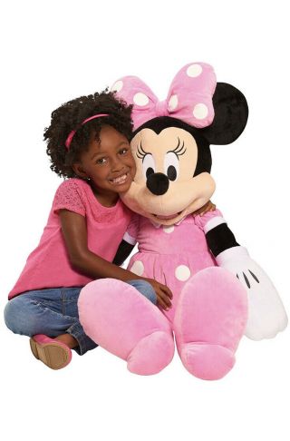 Huge 40 " Inch Tall Disney Minnie Mouse Plush Stuffed Animal Toy