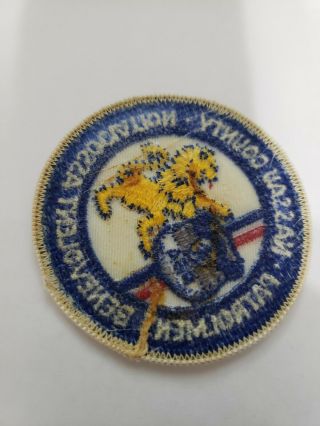 Nassau County NY Patrolmen ' s Benevolent association patch 2