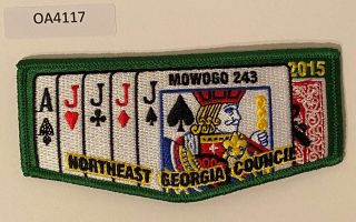 Boy Scout Oa 243 Mowogo Lodge 2015 Noac 4 Jacks Flap