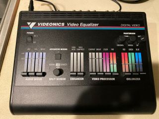 Vtg Videonics Video Equalizer Model Ve - 1 Ntsc For Parts/untested