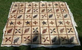 Vintage Tapa Bark Cloth 54 " X 48 " Tongan Samoan Pacific Islander