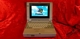 Vintage Toshiba Satellite Pro 430cds Pentium Windows 95 Loaded And