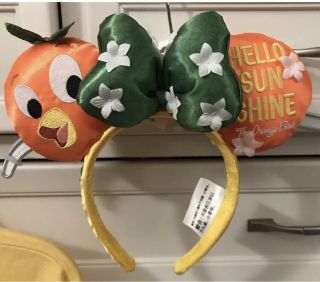 Disney Orange Bird Headband Ears Flower And Garden 2020 With Tags