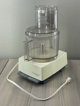 Vintage Cuisinart Dlc - 8m Pro Custom 11 - Cup Food Processor No Blades