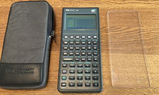Euc Hp Hewlett Packard 48g Graphing Calculator W/ Case Vintage 1993 W/ Batteries