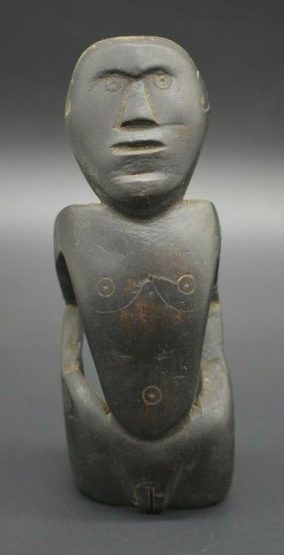 African Wooden Tribal Female Figurine C.  19th Century Ad