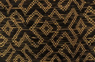 Kuba Square Raffia Handwoven Textile Congo African Art 2