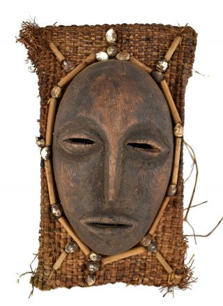 Luba Passport Mask Congo African Art