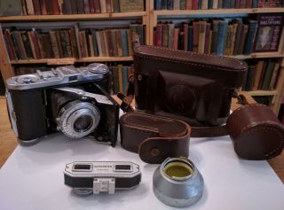 Balda Baldinette Vintage 35mm Camera W/case Nightvision Lens & Range Finder