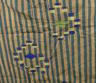 Yoruba Aso Oke Textile Cotton Cloth Yellow Nigeria Africa Art