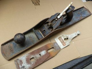 Vintage Stanley No.  7 Wood Plane Type 19 { Easy Resto Project }