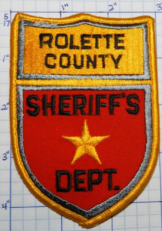North Dakota,  Rolette County Sheriff 