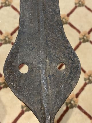 LARGE OLD ANTIQUE AFRICAN SPEAR 3