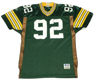 Vtg Starter Pro Line Green Bay Packers Reggie White Starter Jersey Size 48 1995
