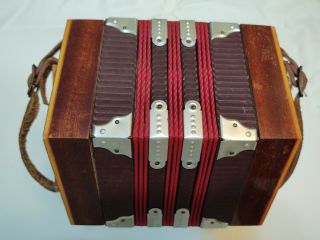 Vintage Riccordi Concertina 20 Buttons Made in Italy 2