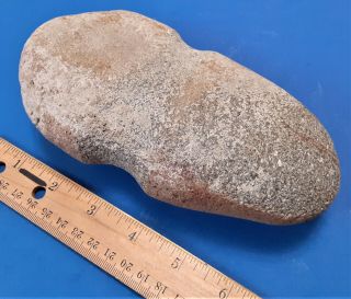 Native American Medium Stone Axe Head Full Groove - 2 lbs 9.  5 ounces 2