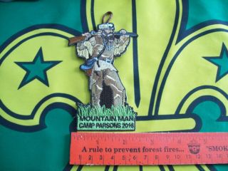 Bsa Boy Scout Badge Mountain Man Camp Parsons 2016