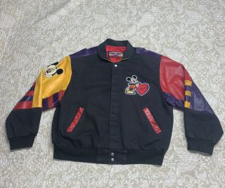 Vintage Jeff Hamilton Disney Mickey Mouse Jacket Size Xl