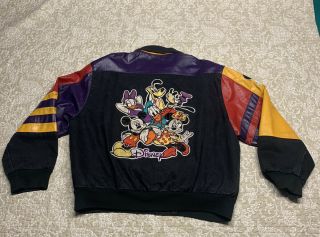 Vintage Jeff Hamilton Disney Mickey Mouse Jacket Size XL 3