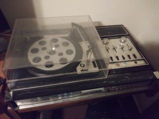 Electrophonic/bsr Vintage Turntable,  8 - Track,  Am/fm [restored]