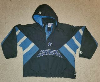 Vintage Dallas Cowboys Starter Pullover Jacket Xl