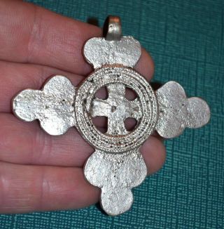 Handmade Vintage Ethiopian Orthodox Christian Cross Pendant Ethiopia,  Africa 2