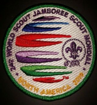 24th World Scout Jamboree On Site Official Green Border Patch 2019 Wsj